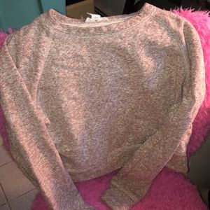 cropped sweatshirt